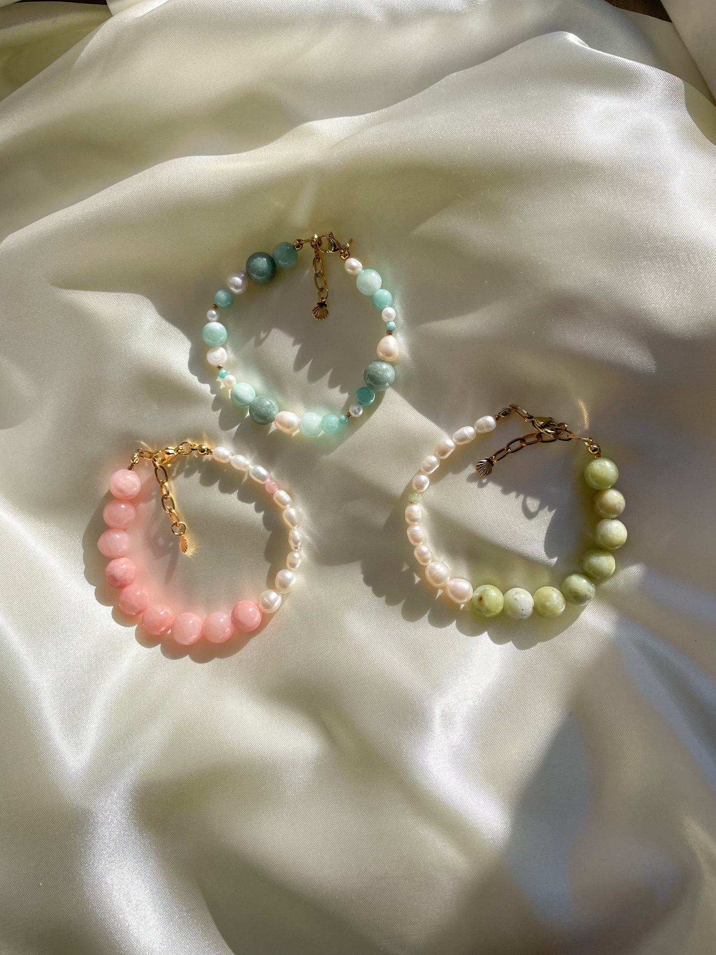 Feline half and half bracelet