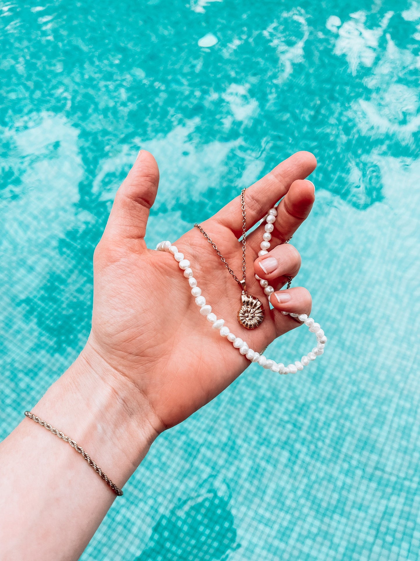 Fine fossil necklace