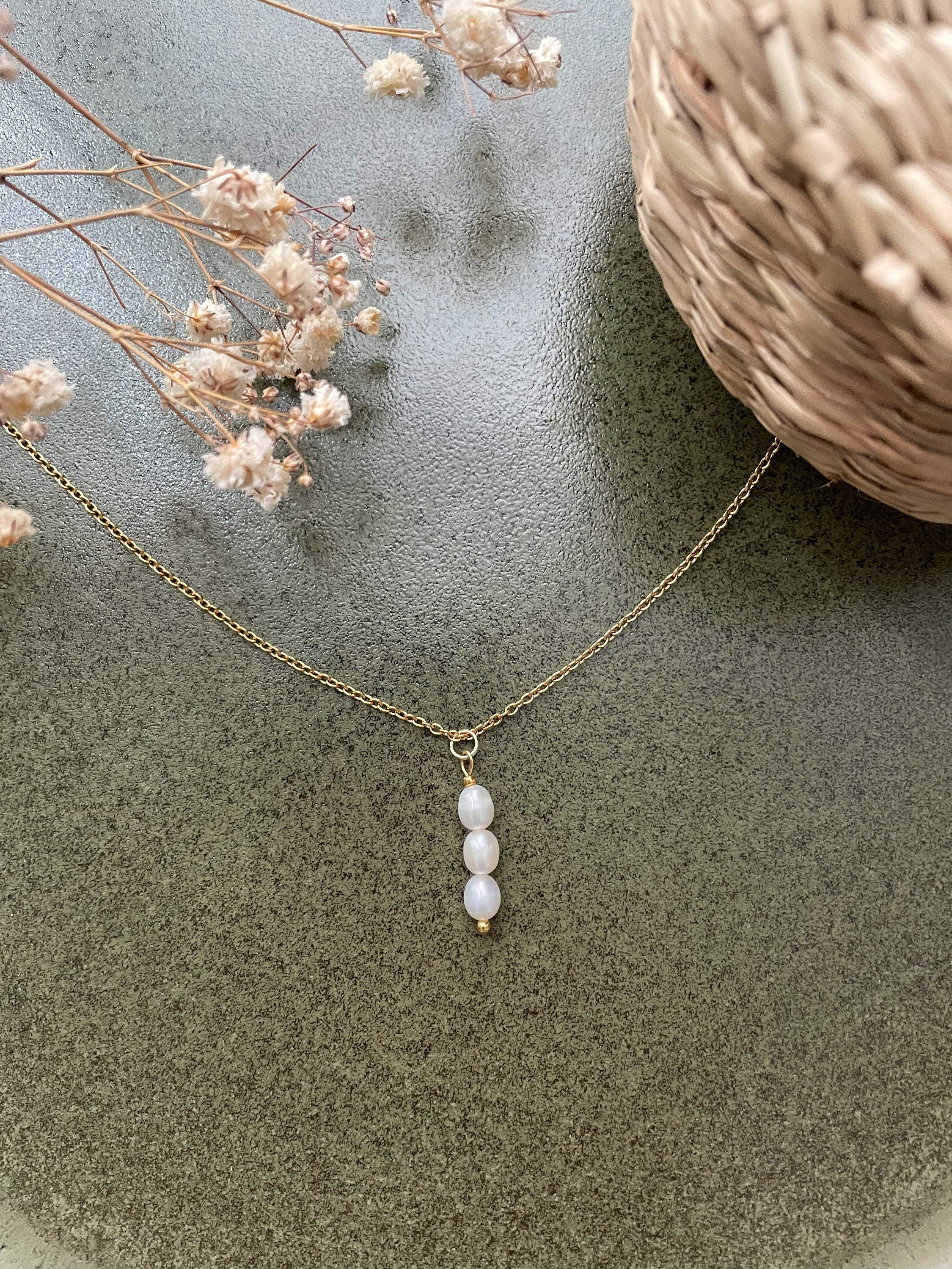 By My Side Pearl Bridesmaid Necklace | Bryan Anthonys